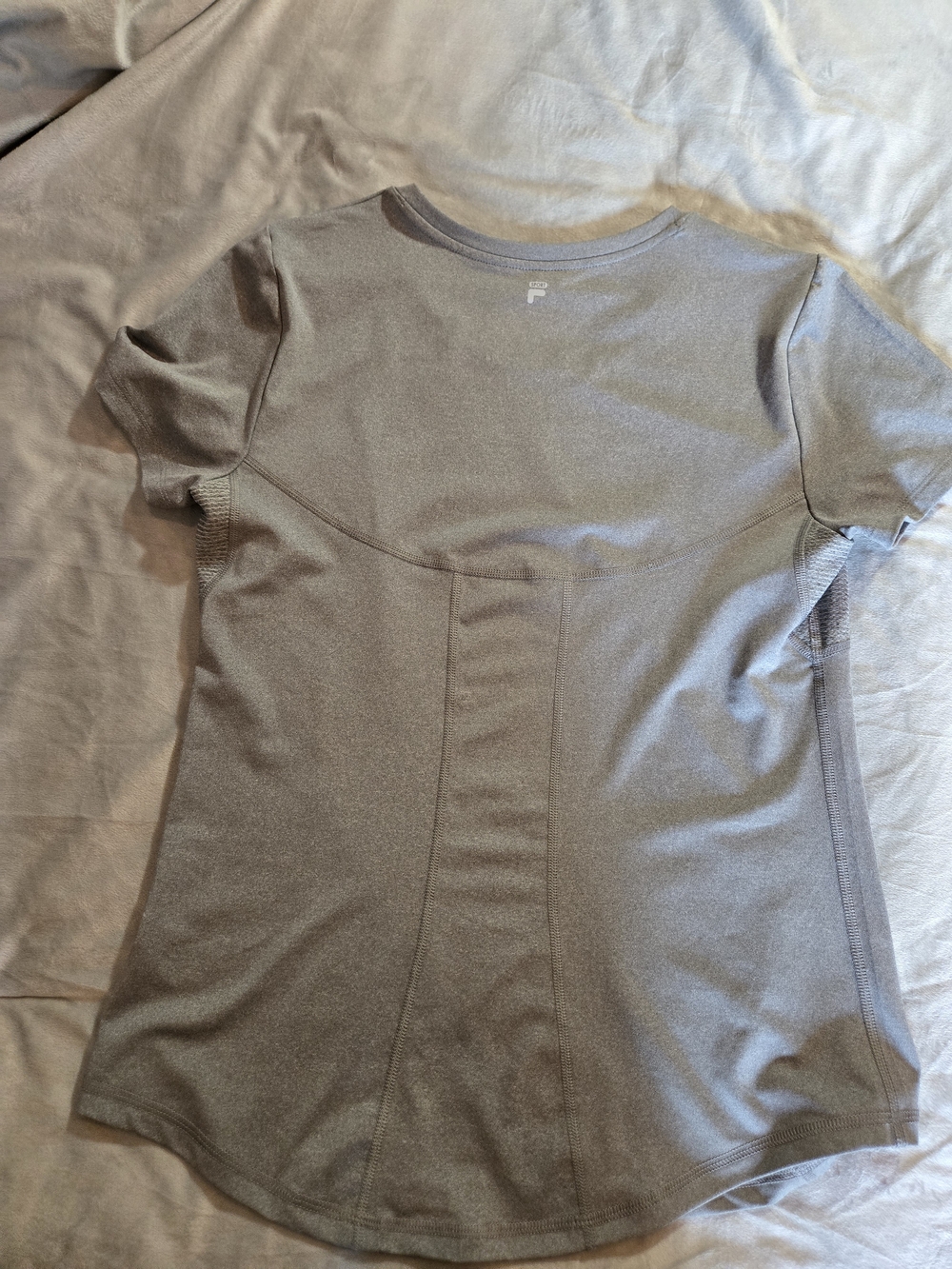 Fila Gray Short Sleeve Performance Tee